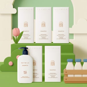 스카이밀크 동키밀크 저자극 정수리케어 아기샴푸 300ml, 5개