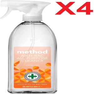 [영국발송] 828ML 4병 메소드 향균 다목적 클리너 오렌지 유자 Method Antibacterial Cleaner Orange Yuzu