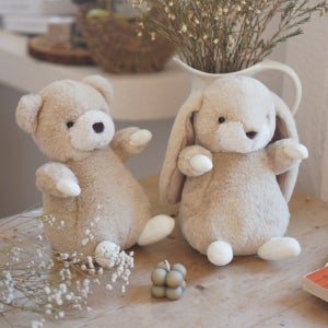 쿵스쿵스 애착인형 MINI 미니 아기 신생아 인형 출산선물 조카 돌 장난감 곰 토끼