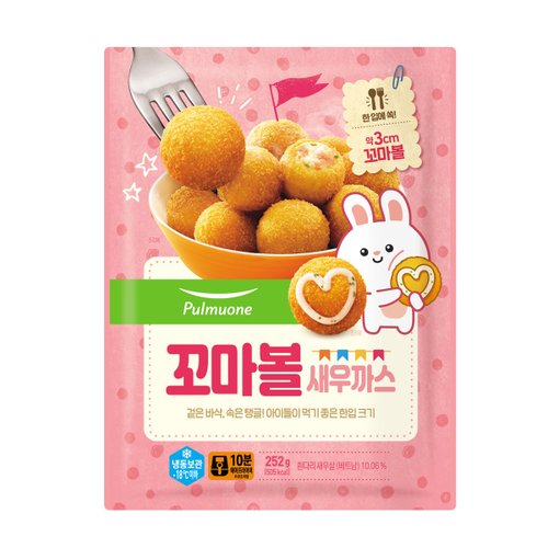<b>풀무원</b> 꼬마볼 새우<b>까스</b> 252g