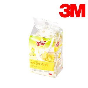 3M 크린스틱 뉴향기 톡톡 레몬 변기청소 리필5입