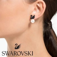 Swarovski 스와로브스키 귀걸이 여자 패션 실버 링 귀걸이 블랙스완 펜던트 모음전