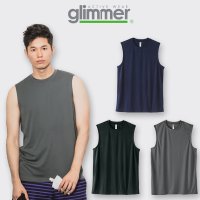 GLIMMER 민소매 기능성 티셔츠 헬스나시 단체복 주문제작 인쇄가능 글리머티셔츠 00353