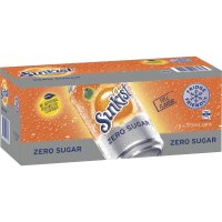 Sunkist 썬키스트 오렌지 주스 음료 드링크 제로 슈가 375ml 10캔