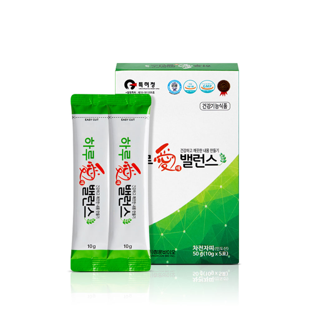 하루애 밸런스 차전자피 식이섬유 장건강 쾌변 숙변 30포