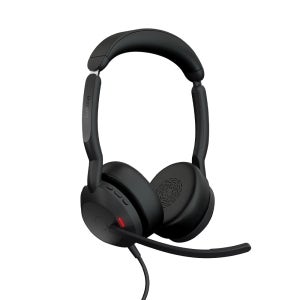자브라 Jabra Evolve2 50 Stereo 하이브리드 차세대 업무용 유선 헤드셋 액티브 노이즈 캔슬링 블루투스 추가 연결