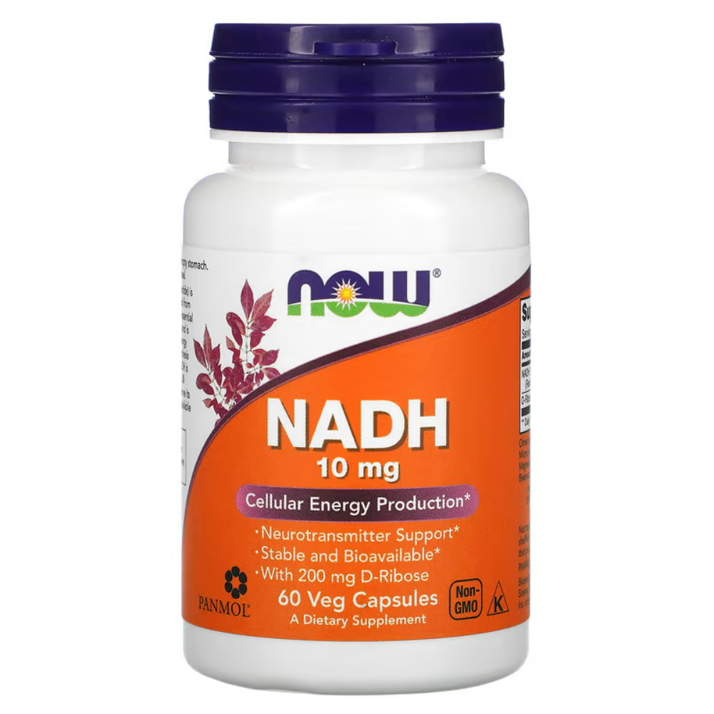 나우푸드 NADH 10mg 60캡슐 코엔자임 <b>비타민B3</b> <b>나이아신</b> <b>디</b> 리보스