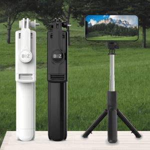 브이로그 휴대용 삼각대 카메라 거치대 스마트폰 핸드폰 촬영 미니 셀카봉 여행용 셀프