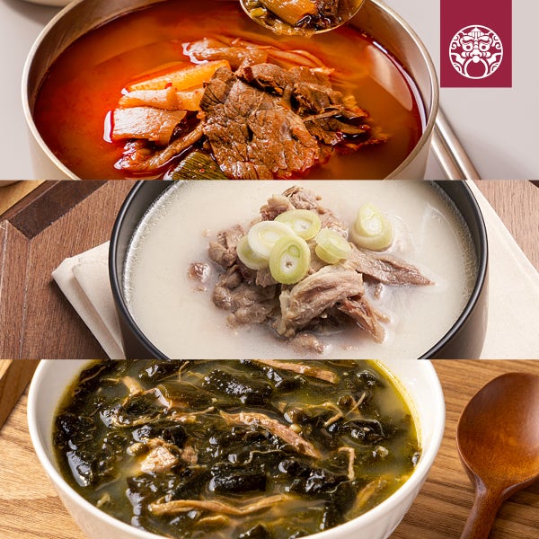 [한촌설렁탕] 간편 상온 설렁탕집 설렁탕 3팩+3팩 외 7종 (총 6팩 국/탕/찌개)