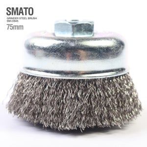 그라인더용 컵브러쉬 SM-CB4S 철판 녹제거 용접마무리 연마 철브러쉬