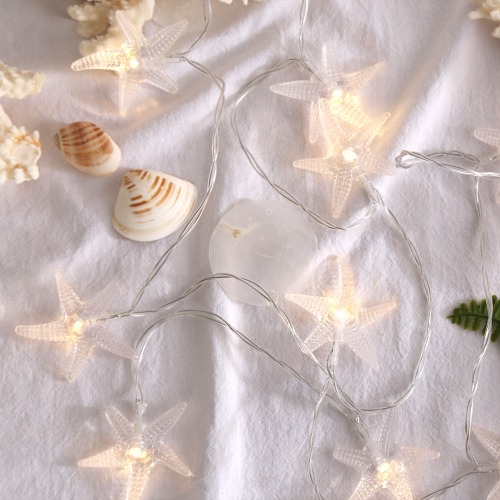 불가사리 전구 (10구 1.5m) 크리스마스 장식 인테리어 소품