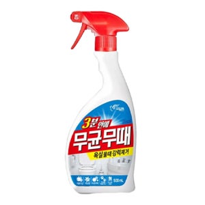 피죤 무균무때 욕실용 500ml 물때 강력 제거 세정제 화장실 욕실 변기 바닥 타일 청소 세제