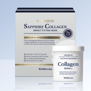 웰더마 사파이어 콜라겐 피팅 마스크 팩 40매 (10박스) + 토너패드 60매