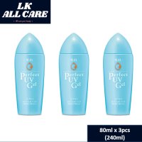 (일본정품, 특급배송) 센카 퍼펙트 UV 젤 선크림 80ml x 3개 (240ml) SPF50+ PA++++