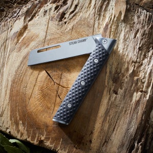 스테이크챔프 야외용 접이식 나이프 4.5인치