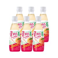 동원 쿨피스 톡 제로 복숭아 PET 340ml (12개) 칼로리 마시는 유산균 스파클링