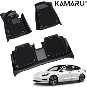 테슬라 모델3 매트 카마루 6D 듀라 코어 입체매트 1+2열