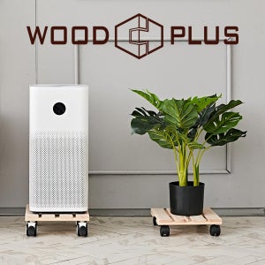 편백나무 이동식화분받침대바퀴 공기청정기 받침대/70cmX20cm 1.5인치