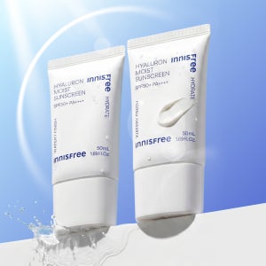 이니스프리 히알루론 수분 백탁없는 선크림 SPF50+ PA++++ 50ml, 2개