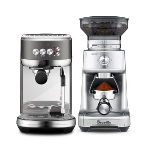 브레빌 에스프레소 머신 밤비노 플러스 블랙 BES500 + 그라인더 도즈 컨트롤 프로 BCG600