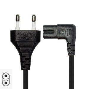 국산220V ㄱ자 2m 8자코드AC케이블 전기전원선 게임기오디오 컴퓨터노트북 PC모니터아답터 어댑터파워연장