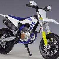 Bburago 118 Husqvarna FS450 Supermoto 바이크 오토바이 자전거 다이캐스트 모델 상자