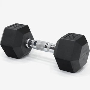 이고진 고무 육각 덤벨 아령 홈트레이닝 헬스장 크로스핏 근력 운동 10kg