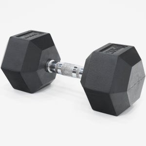 이고진 고무 육각 덤벨 아령 홈트레이닝 헬스장 크로스핏 근력 운동 20kg