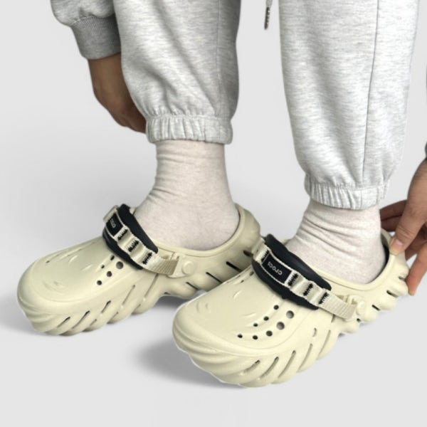 크록스 에코 클로그 본 블랙 여성 샌들 CROCS 슬리퍼