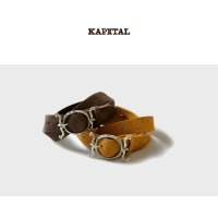 캐피탈 KAPITAL 스웨이드 해왕성 버클 벨트