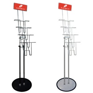 매장 행사장 카다로그 스탠드 거치대 POP 전단지 4단 블랙