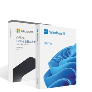 정품 MS 윈도우11 Home FPP 처음사용자용 USB 설치 / 오피스 2021 Home & Business PKC 기업용 오피스