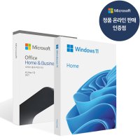 정품 MS 윈도우11 Home FPP 처음사용자용 USB 설치 / 오피스 2021 Home & Business PKC 기업용 오피스