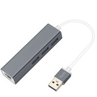 노트북 랜선 젠더 USB to LAN 기가 유선 랜포트 3허브 랜젠더