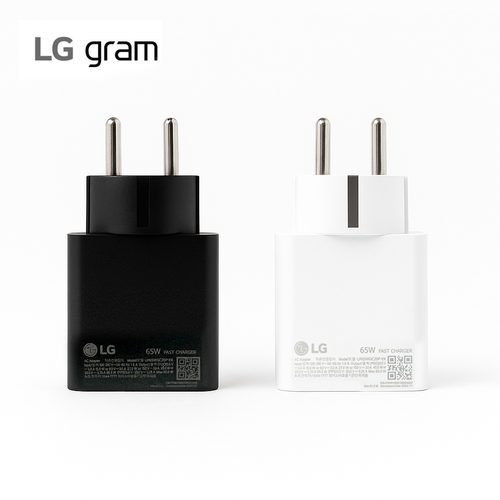 LG 정품 그램 노트북 충전기 분리형 65W C타입 엘지 Gram 어댑터