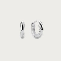 [베흐트] fado earring (2 colors) / 925실버 파도 원터치 귀걸이