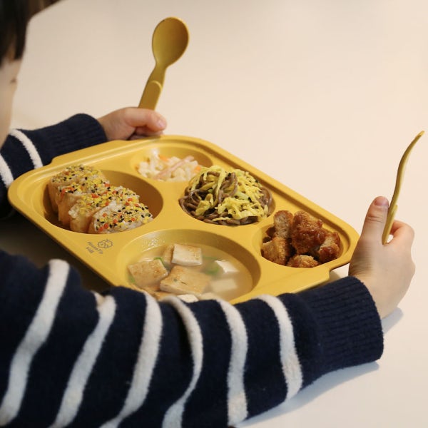 하우스팁 옥수수전분 아기식판 유아식판 이유식용기 5구 국내산