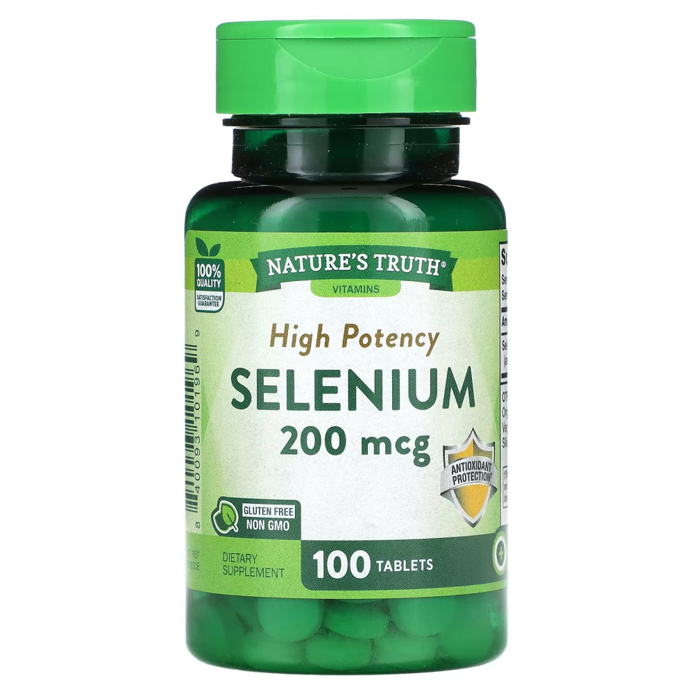 네이처스 트루스 <b>셀레늄</b> 효모 Selenium <b>200mcg</b> 100정