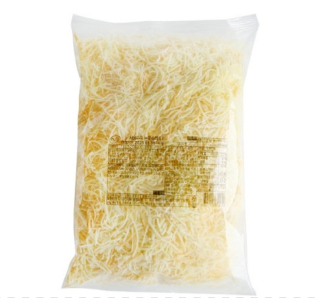 아이스박스 포함 서울우유 눈꽃 슈레드 모짜렐라 치즈 1kg