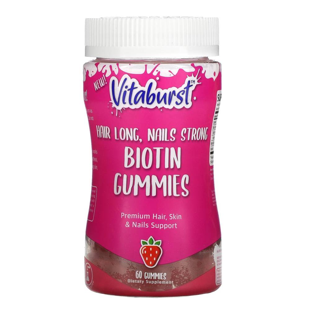 <b>Vitaburst</b> 비오틴 딸기 60구미