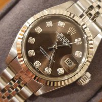 ROLEX 롤렉스 레이디 데이저스트 6917 초코 텐포인트 다이아10P 쥬빌레 26mm