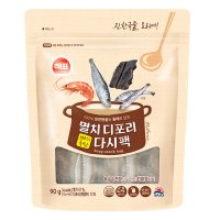 사조해표 육수팩 멸치 디포리 다시팩 90g(6입)