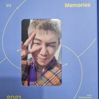 방탄소년단 21 메모리즈 블루레이 풀셋 RM 포토카드 위버스 pob / BTS 21 memories blu-ray fullset with rm poca, weverse pob