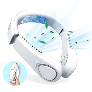 접이식 목걸이 목 넥 선풍기 USB충전식 3000mAh용량 넥풍기 무선선풍기 휴대용에어컨