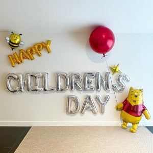 어린이날 풍선장식 어린이집 유치원 행사포토존 곰돌이 푸 옹브레
