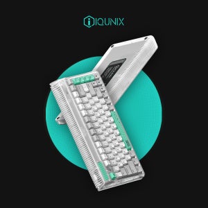 [국내정발] 아이큐닉스 OG80 사이버펑크 유/무선 텐키리스 기계식 키보드