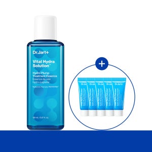 [수분충전] 닥터자르트 바이탈 하이드라 솔루션 하이드로 플럼프 트리트먼트 에센스 150ml (+워터크림7mlx5)