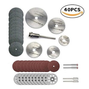 드릴 미니 원형 톱날 목공 공구 절단톱 연마 팁쏘 그라인더날 40P G59