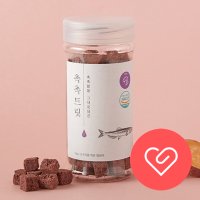 촉촉트릿 동결건조 강아지 고양이간식 트릿 고구마 먹은 열빙어 55g