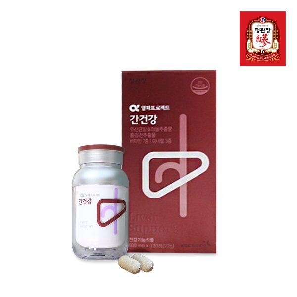 <b>정관장 알파프로젝트 간건강</b> 600mg x 120정